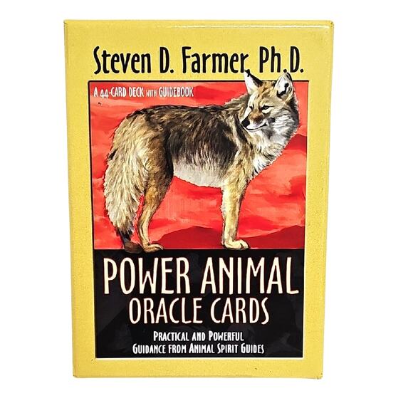 Steven D. Farmer Ph. D. Power Animal Oracle Cards Guidance from Animal Spirit - Picture 1 of 6